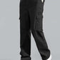 Fabripple Men’s Dark Grey Utility Cargo Pants