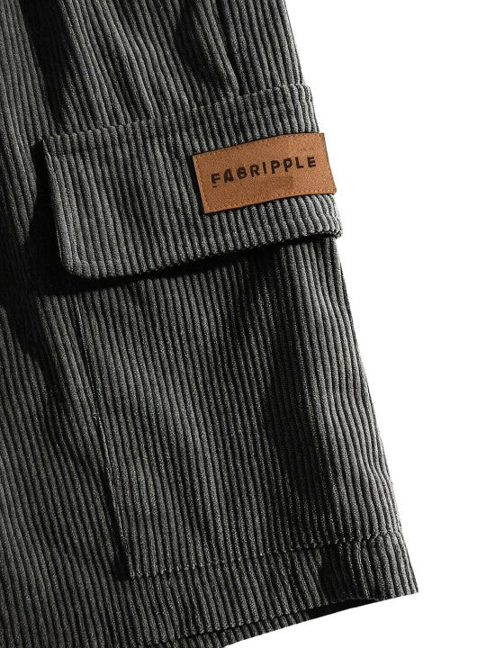 Men’s Grey Textured Relaxed Fit Shorts – Premium Casual Summer Shorts