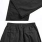 Fabripple Men’s Black Utility Cargo Pants
