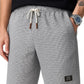 Men’s Light Grey Micro Check Texture Shorts – Relaxed Fit Casual Summer Shorts
