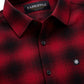 Men’s Maroon Black Checked Casual Shirt – Premium Full Sleeve Check Shirt