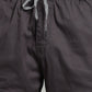Men’s Grey Utility Capri Shorts – Relaxed Fit Casual Below Knee Shorts