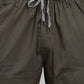 Men’s Green Utility Capri Shorts – Relaxed Fit Casual Below Knee Shorts