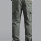 Fabripple Men’s Olive Green Utility Cargo Pants