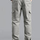 Fabripple Men’s Light Grey Utility Cargo Pants