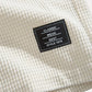 Men’s Off White Textured Casual Shorts – Premium Waffle Knit Summer Shorts