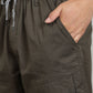 Men’s Green Utility Capri Shorts – Relaxed Fit Casual Below Knee Shorts